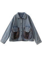 cambioprcaribe Patchwork Punk Denim Jacket