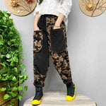 cambioprcaribe Retro Floral Print Harem Pants