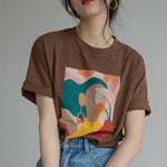 Summer Graphic Cotton T-shirts