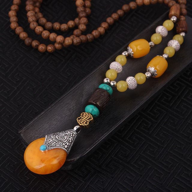 Thug-je Tibetan Sandalwood Necklace