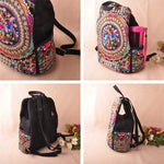 cambioprcaribe Tibet Mandala Embroidered Backpack