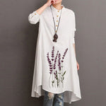 Flora Nature Inspired High Low Blouse