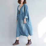 cambioprcaribe Vintage Denim Trench Coat