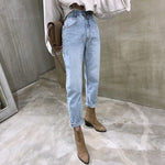 cambioprcaribe Vintage High Waist Straight Jeans