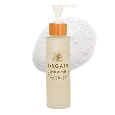 gentle cleanser, double cleansing, orgaid, organic skincare
