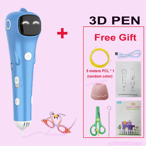 Stylo 3D sans fils - rechargeable