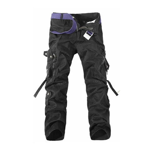 Pantalon Cargo multi-poches - Couleur noire