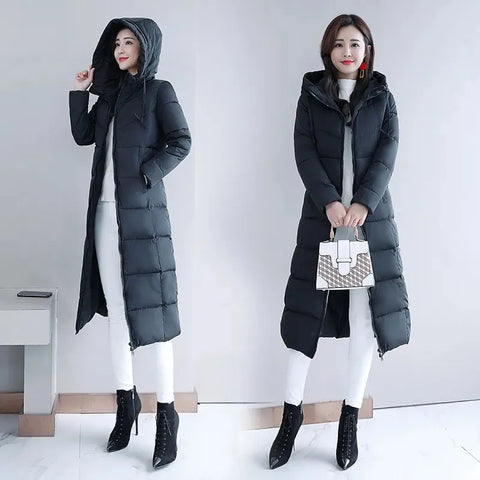 Manteau long pour femmes - couleur noire