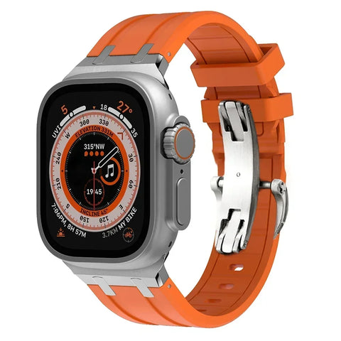 Bracelet en Titanium pour Apple Watch - couleur orange