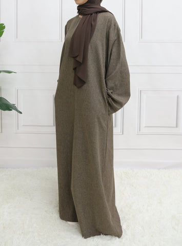Robe Abaya avec ceinture