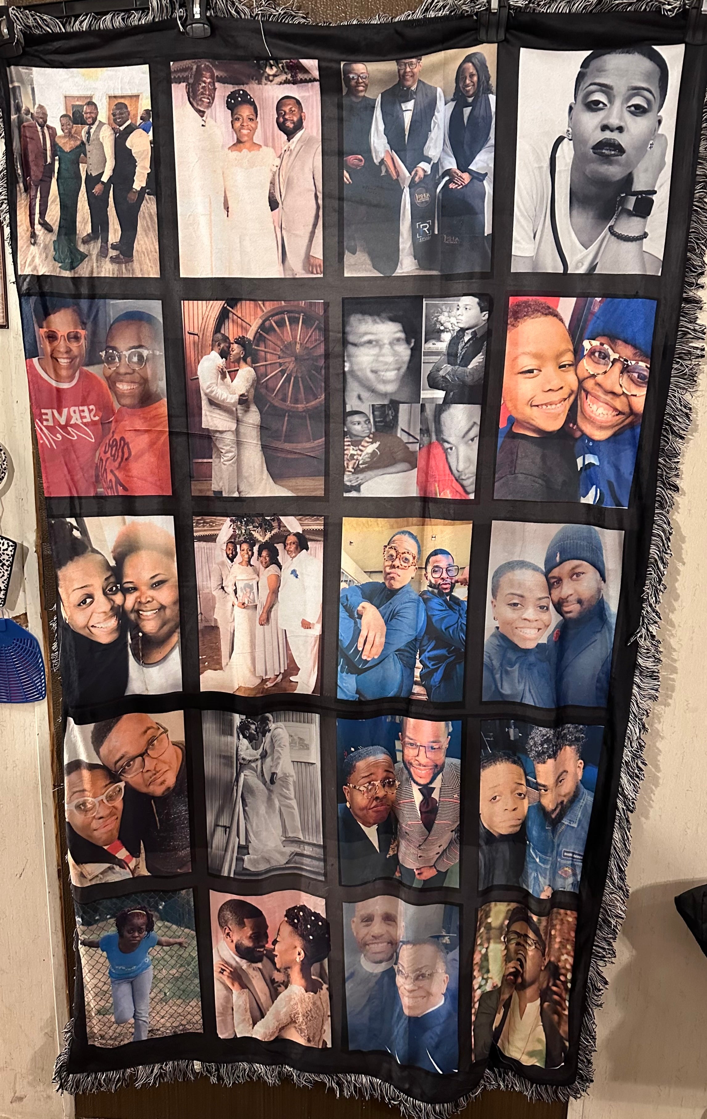 20 panel throw blanket