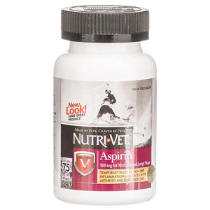 Nutri-Vet Aspirin for Medium and Large Dogs - Ageless Dog Shop