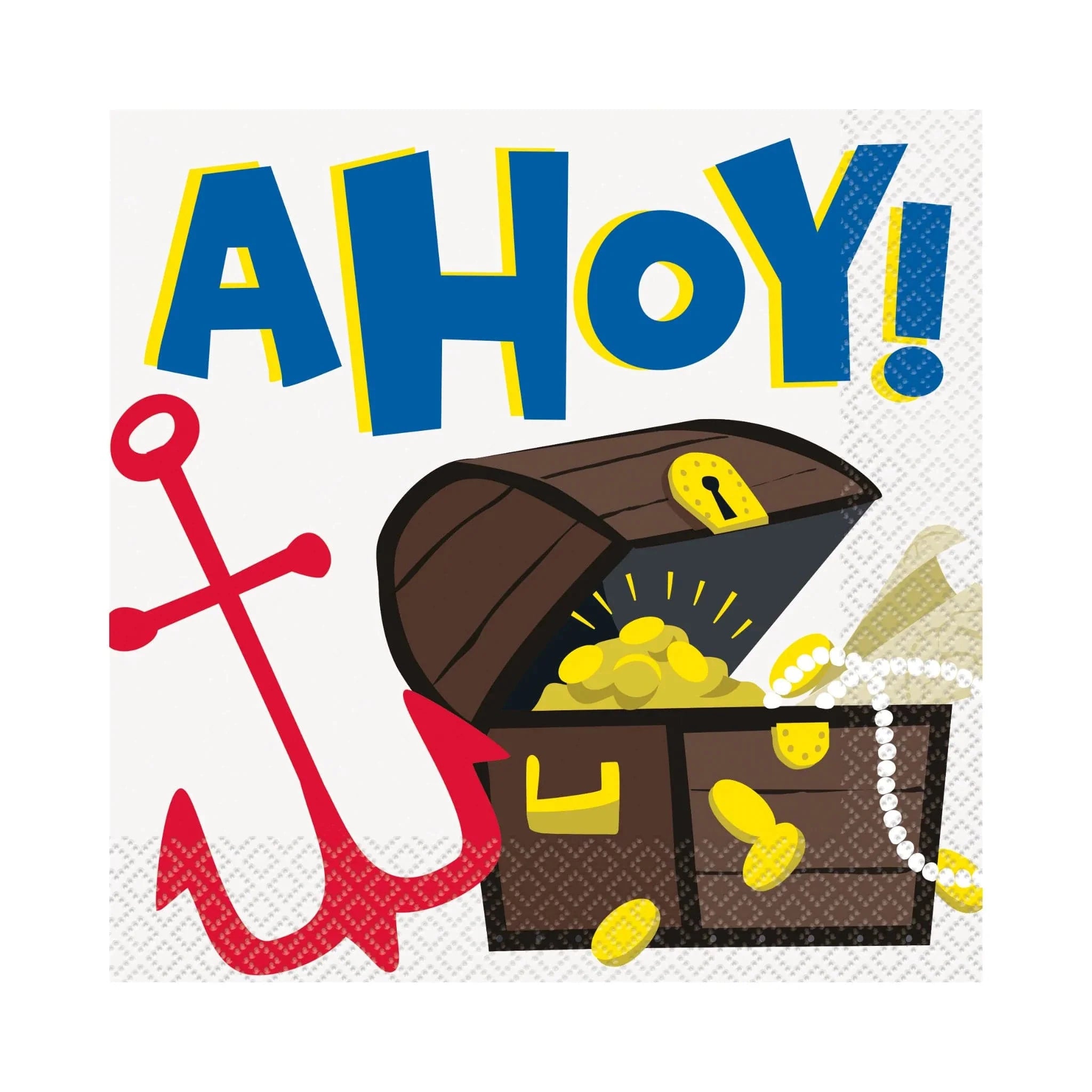 Ahoy Pirate Luncheon Napkins 16pk