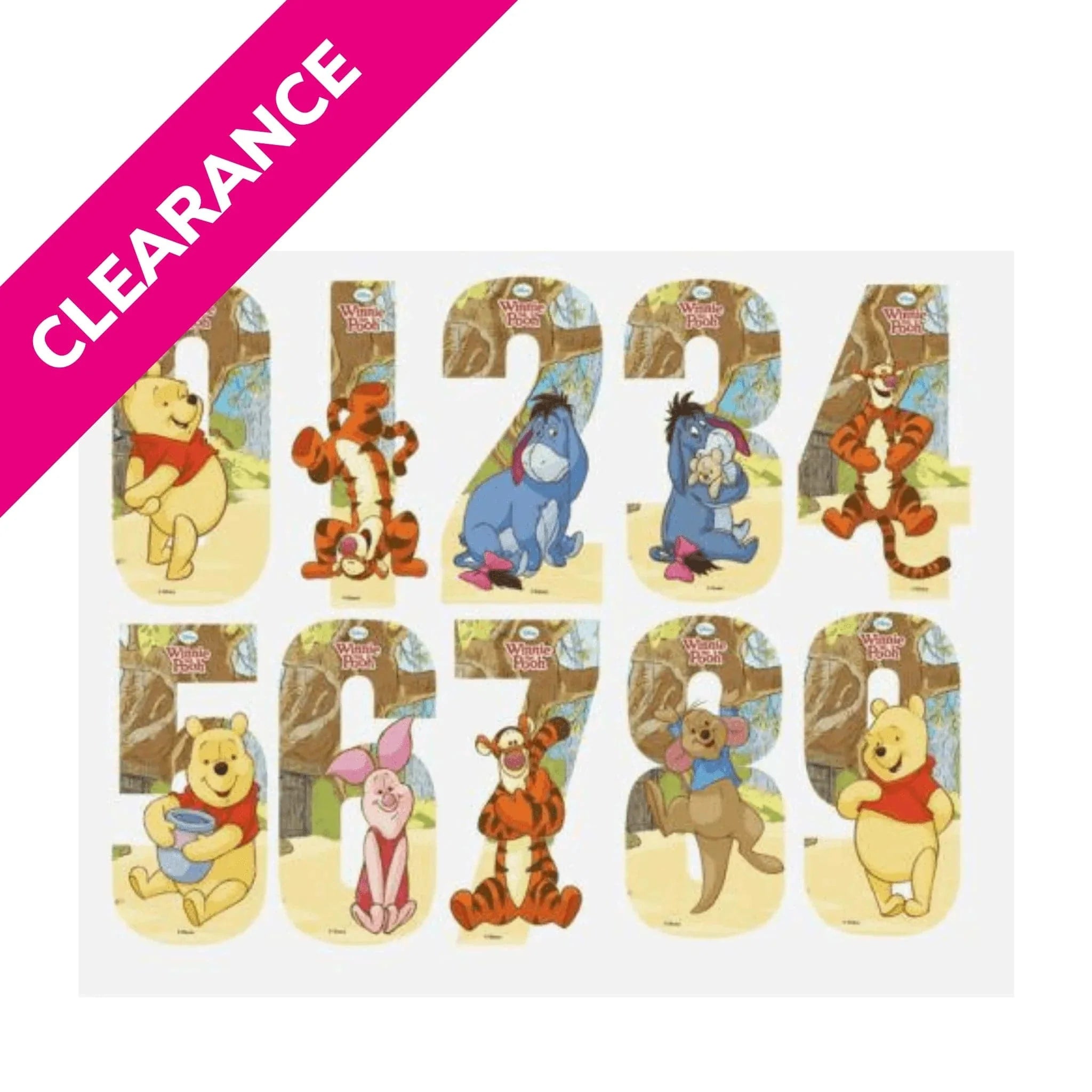 Disney Winnie The Pooh Number Stickers - KPC product image