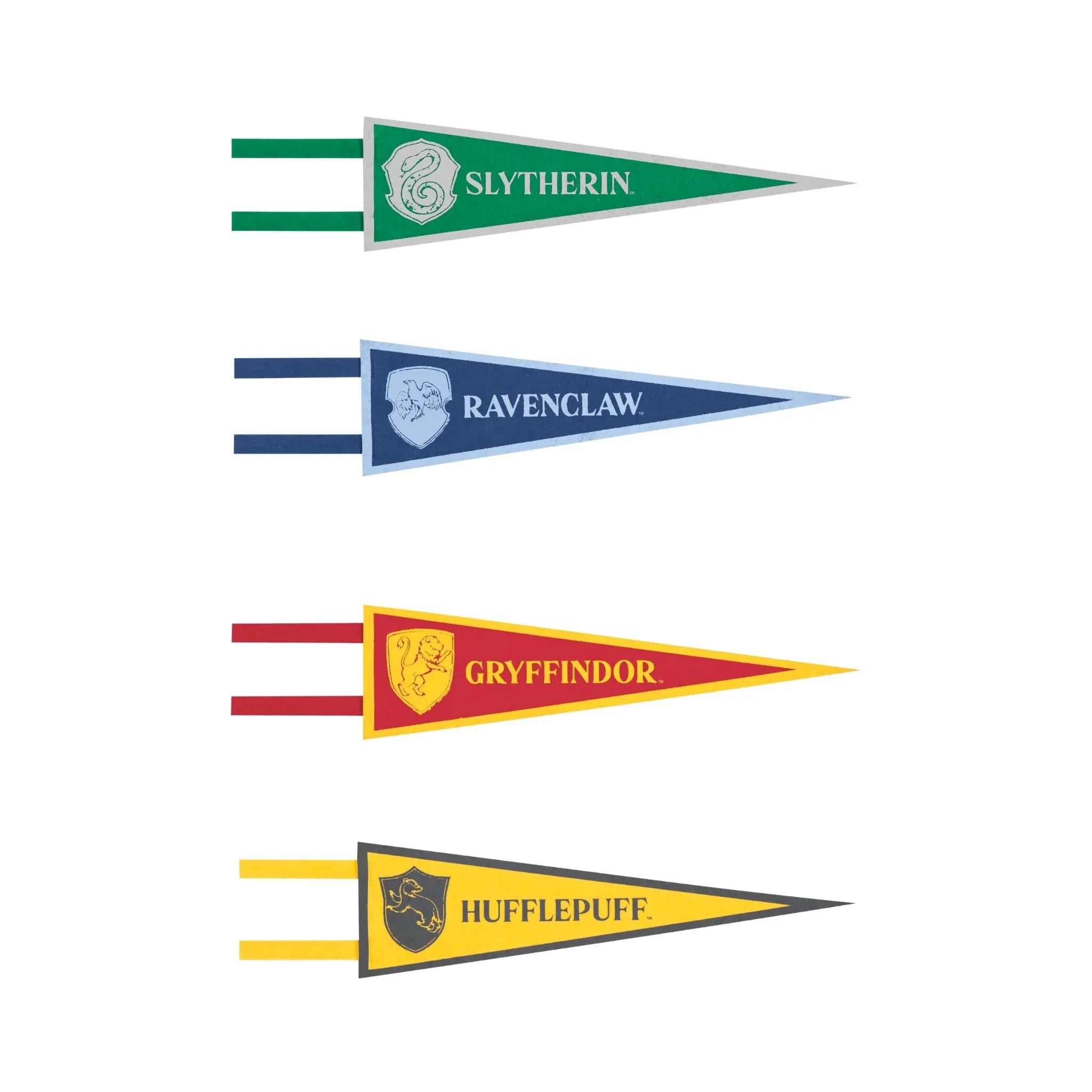 Harry Potter Giant Fabric Pennant Flags 4pk