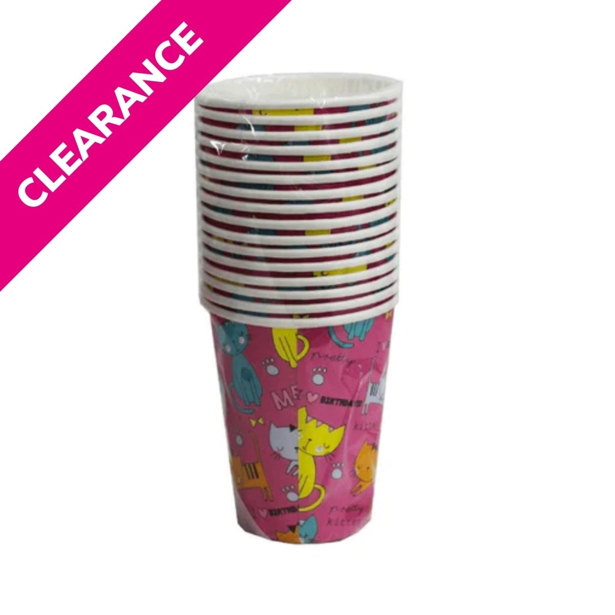 Meow Party Paper Cups 16pk
