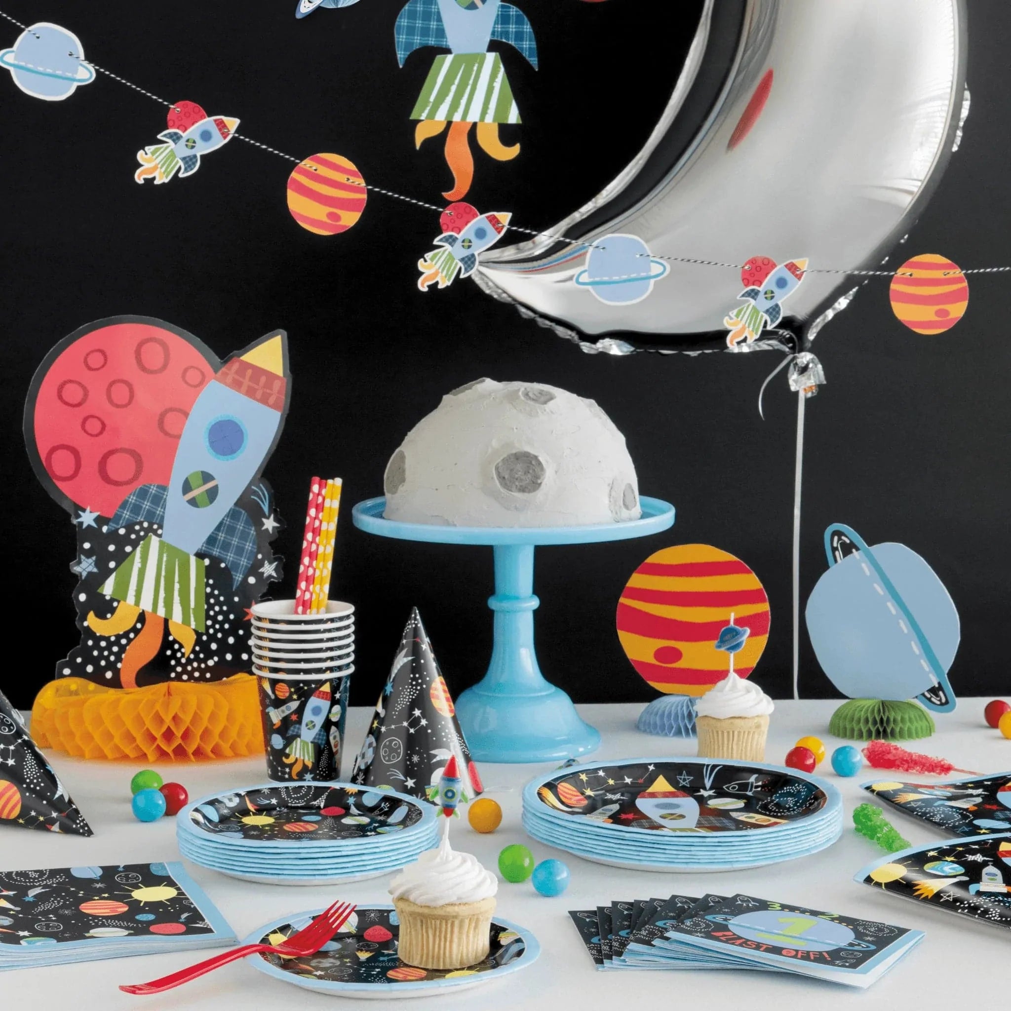 Space 6ft Cut Out Banner