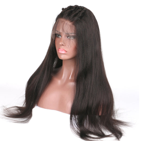 silky straight wig