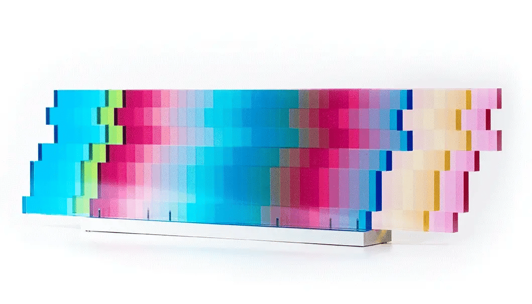 Felipe Pantone "Subtractive Variability Manipulable 6" Sculpture