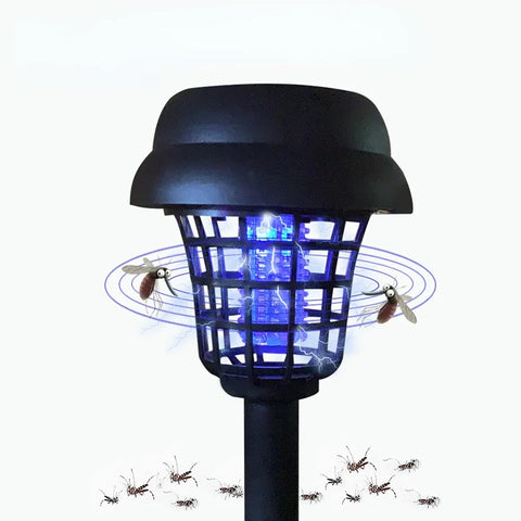 Lampe jardin tue moustiques