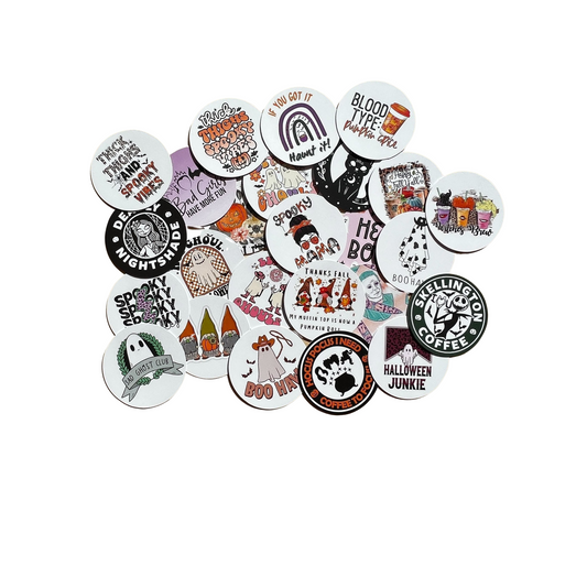 Buy Freshie Cardstock Cutouts Rounds 3” inch for Freshies Random Mix, 32  pk