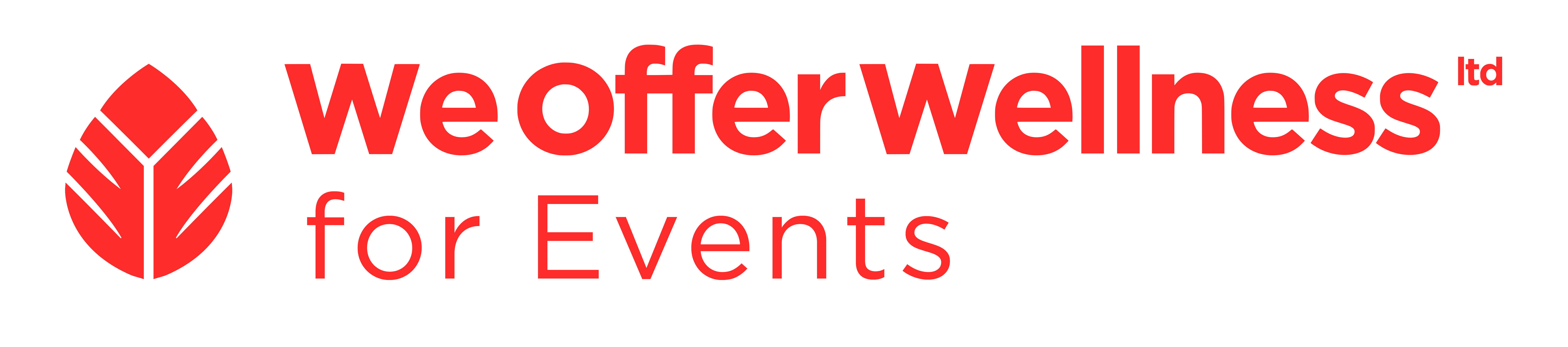 We Offer Wellness for Events | Alternative Logo