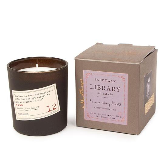 Paddywax Library Louisa May Alcott Candle