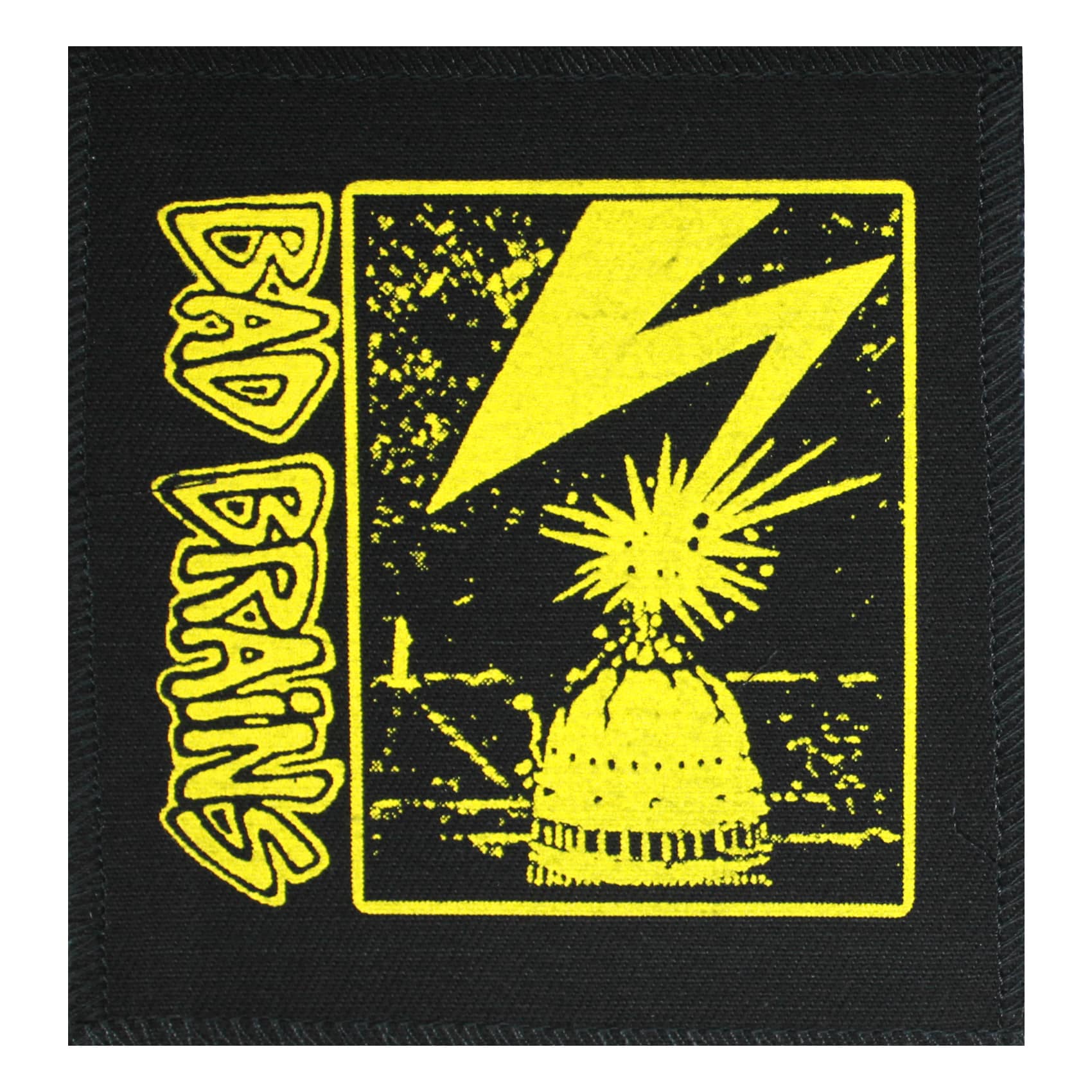 Bad Brains Yellow Cloth Patch – Red Zone