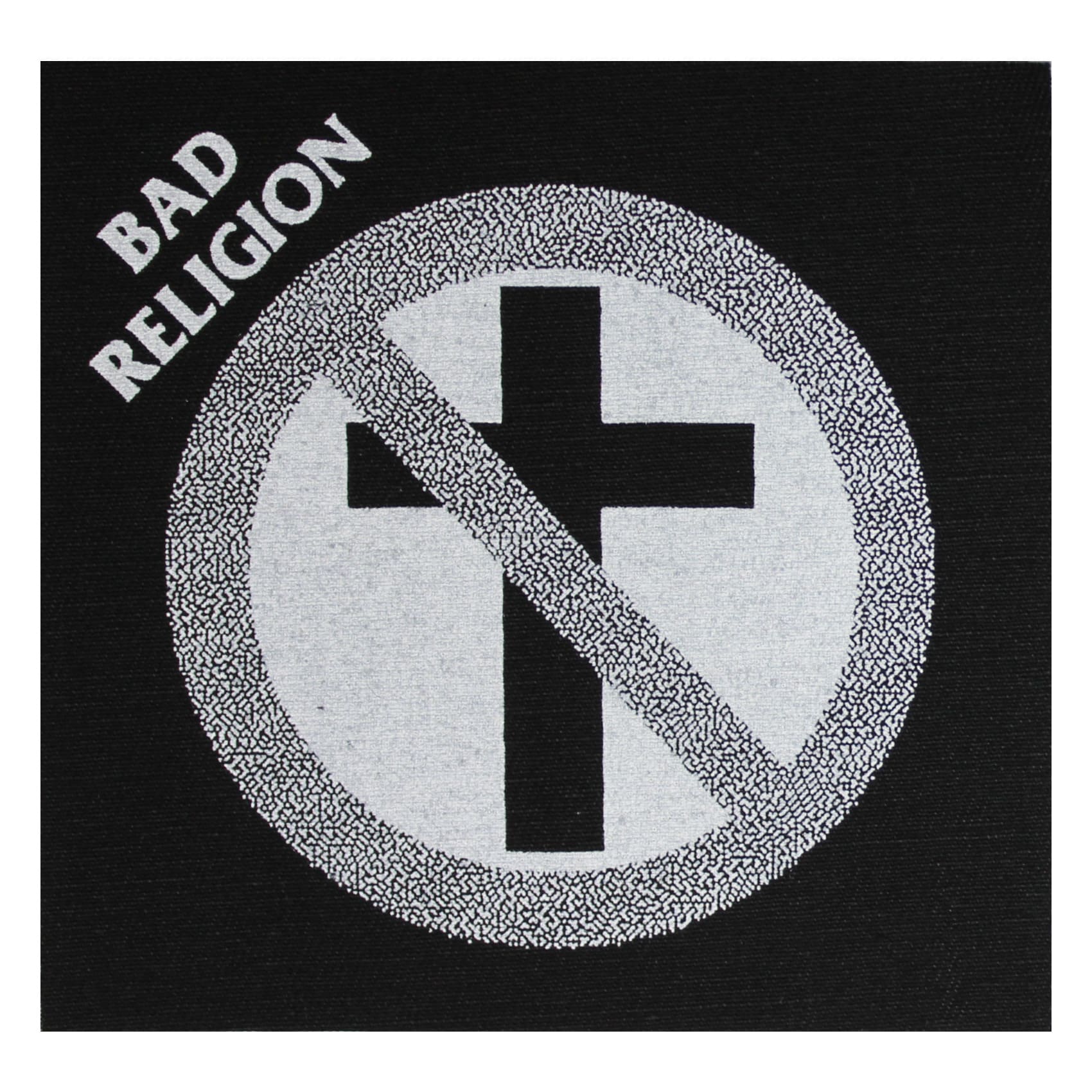 Bad Religion Iron-On Patch Rectangle Red Letters Logo – Rock Band