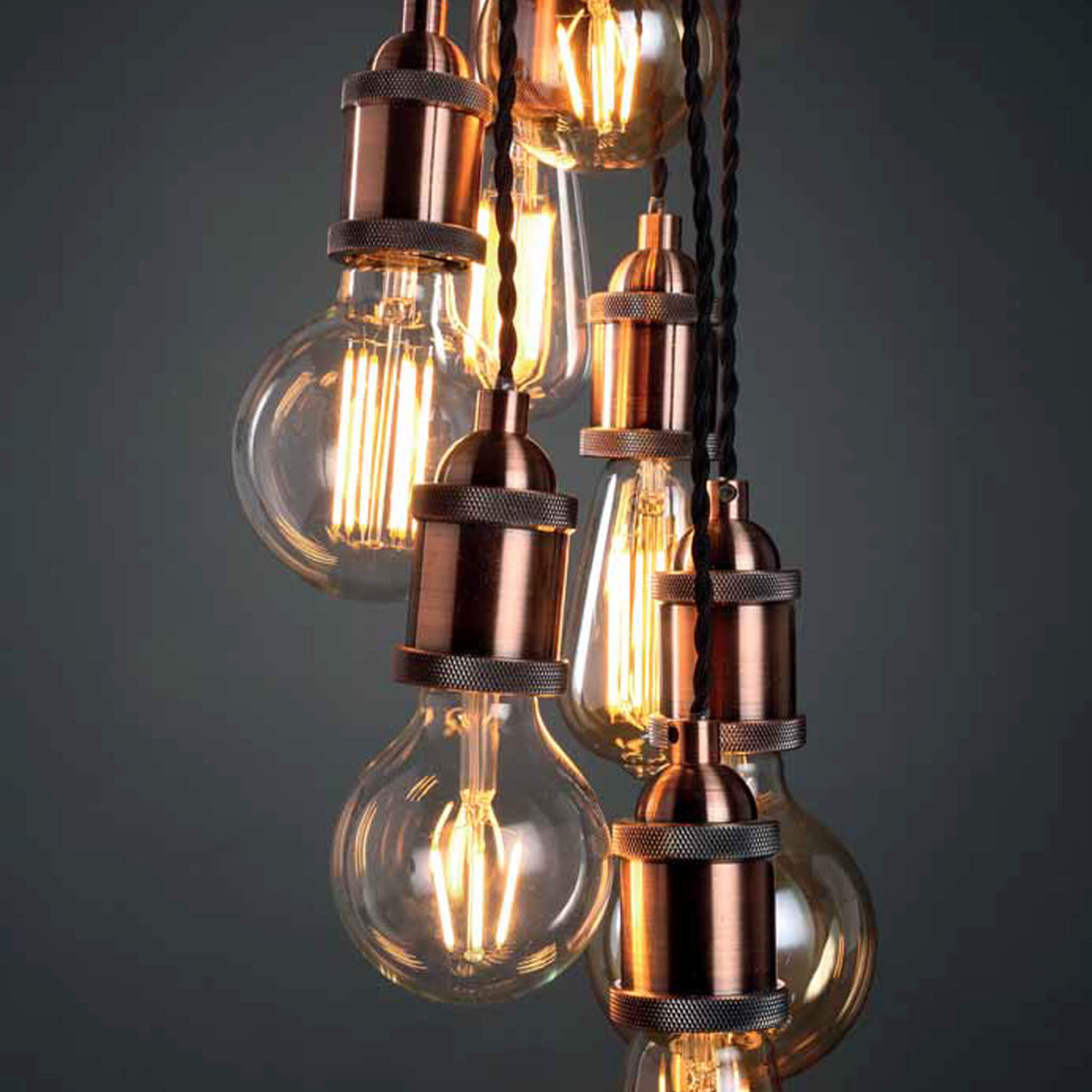 bulb cluster pendant light