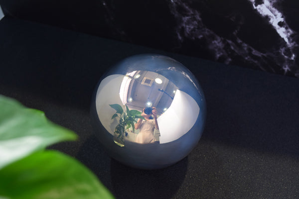 The KILO Magnesium Sphere is a perfect desk decor.