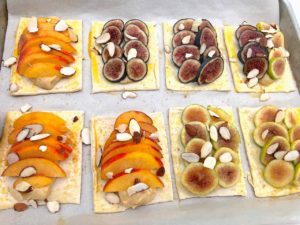 stone fruit tart raw