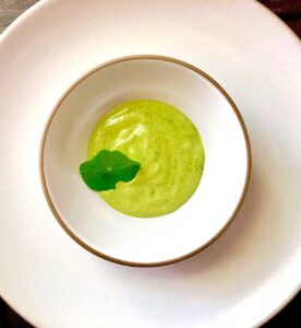 Nasturtium aioli