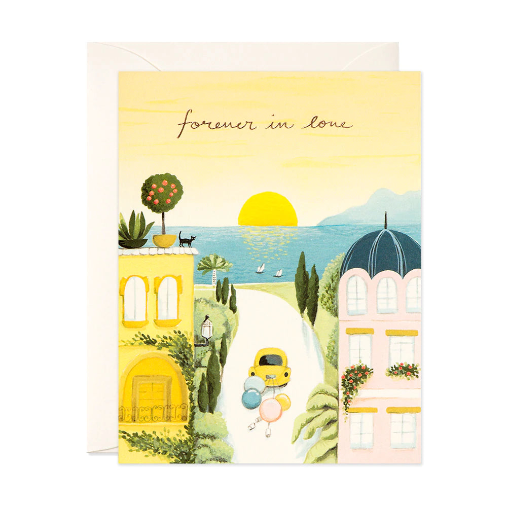 Forever in Love Wedding Card