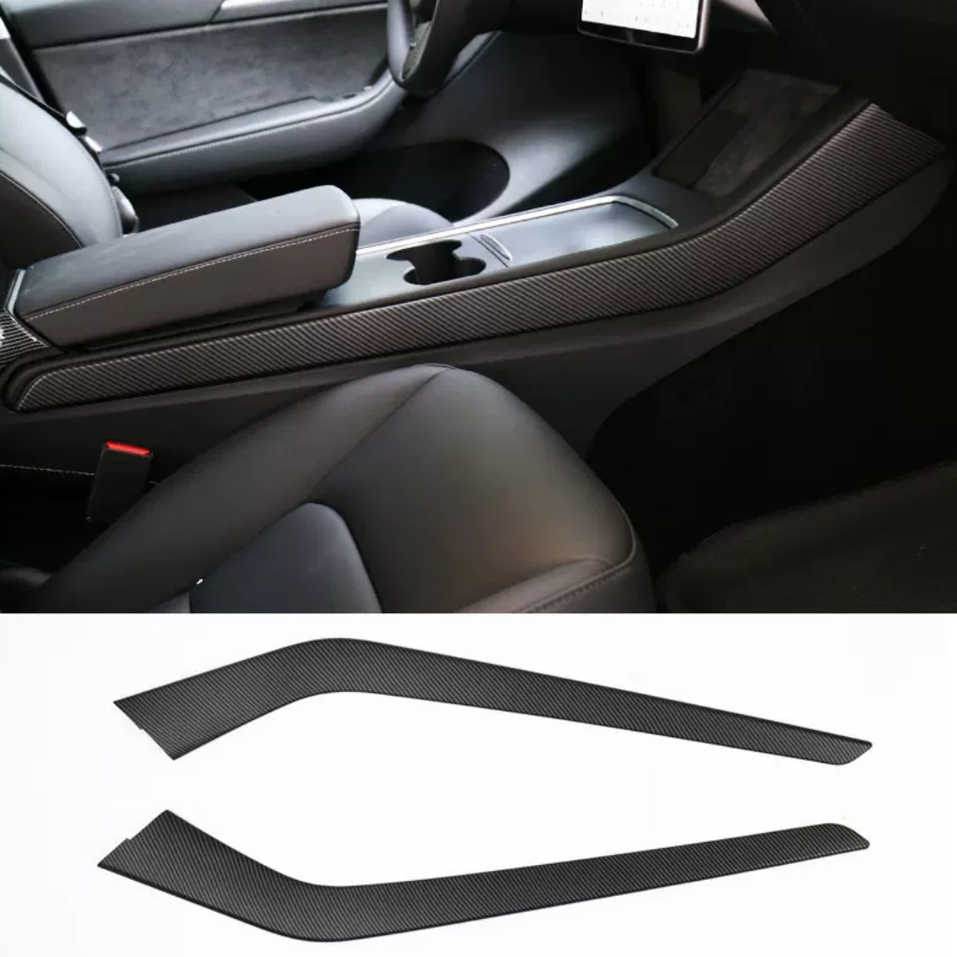 TOPABYTE Center Console Side Trim & Frame Cover Interior Decoration for New Model Y 2025 Juniper & Model 3 2024+ Highland
