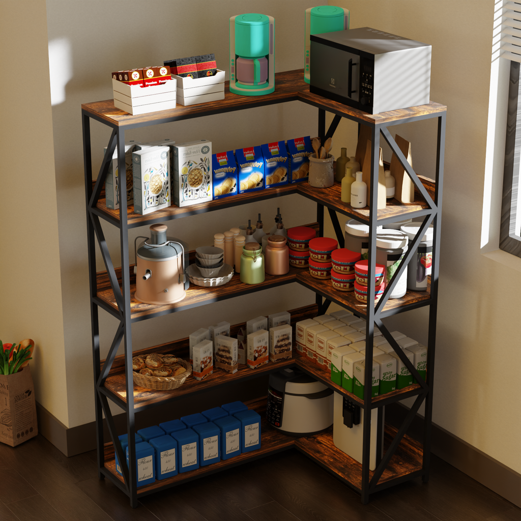 Corner Shelf in storeroom