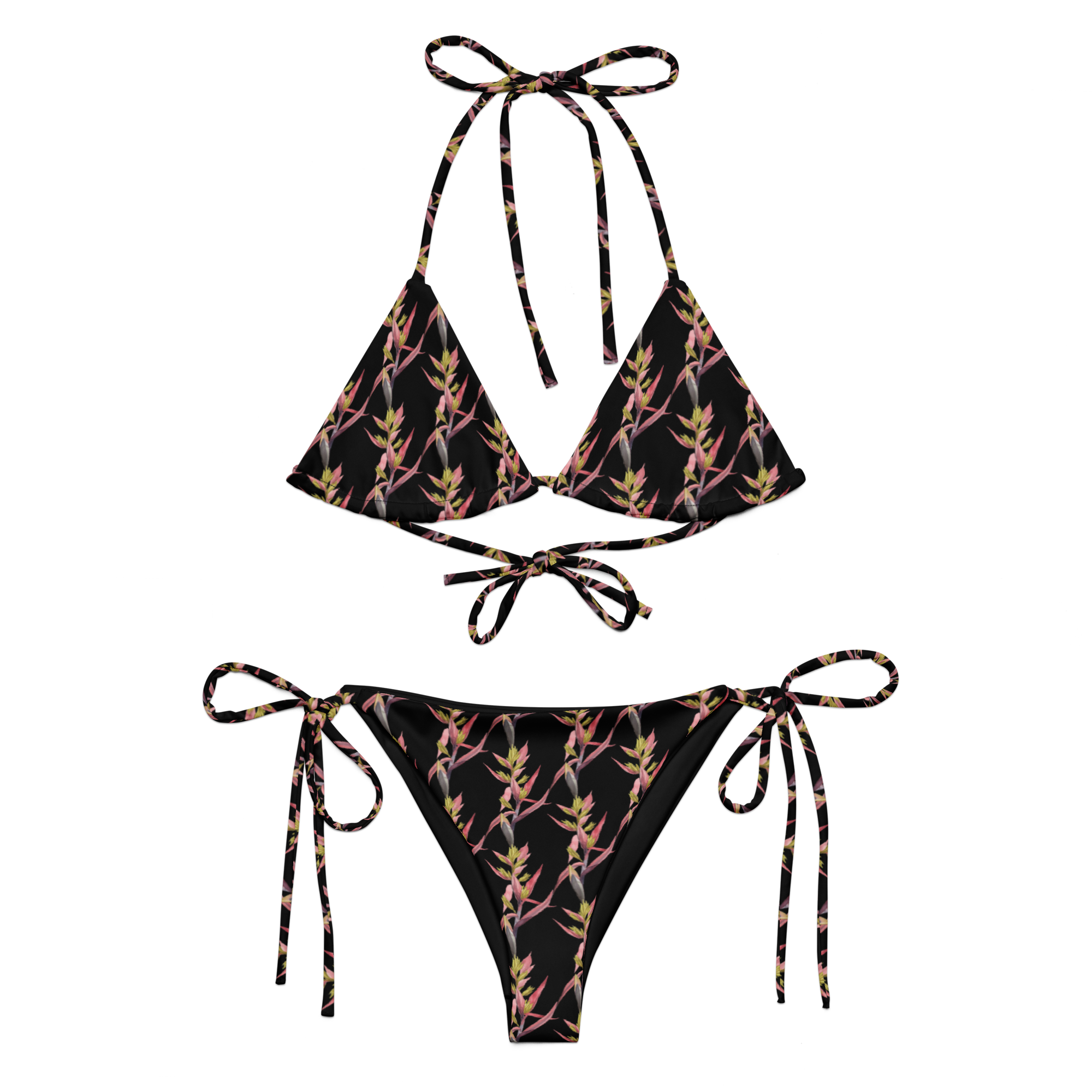 Bromeliad Recycled String Bikini