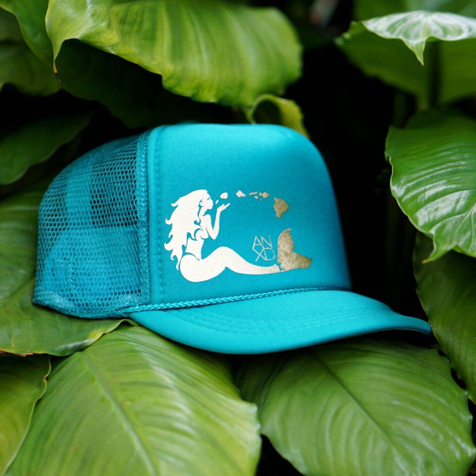 Mermaid Trucker - Seafoam