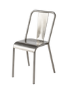 T37 Chair - Varnished raw steel