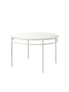 T37 Round table - Blanc pur / 120 x 120