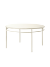 T37 Round table - Blanc perlé / 140 x 140