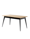 55 Table - Jet black / 140 x 80