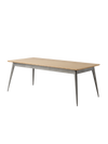 55 Table - Varnished raw steel / 200 x 95