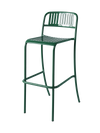 Patio Slatted High Chair - Moss green