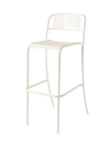 Patio Slatted High Chair - Oyster White