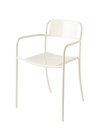Patio Solid Armchair - Oyster White