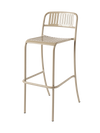Patio Slatted High Chair - Grey Beige