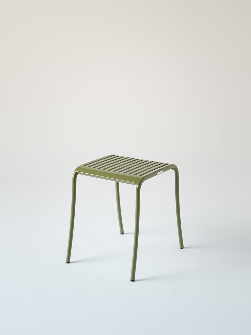 Patio Slatted Stool