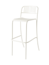 Patio Slatted High Chair - Pure white