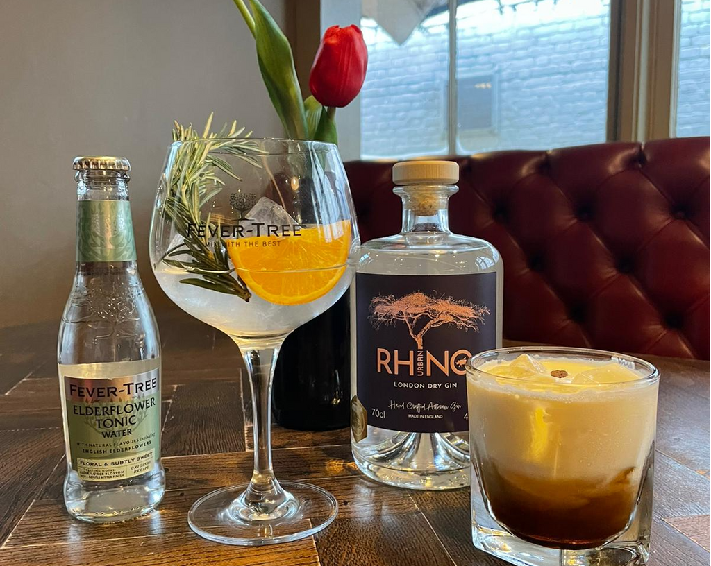 The Royal Foresters Inn Urban Rhino gin cocktails